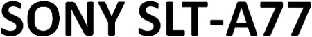 ฺSONY SLT-A77