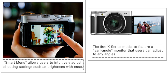 Fujifilm X-A7 กล้อง Mirrorless รุ่นล่าสุด จอ Tilt Screen ใหญ่ขึ้น ดีไซน์ 4 สีสวยพรีเมี่ยม