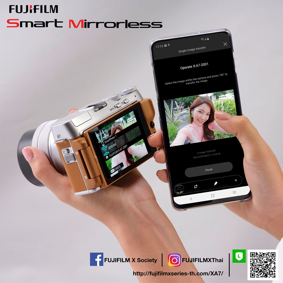 Fujifilm X-A7 กล้อง Mirrorless รุ่นล่าสุด จอ Tilt Screen ใหญ่ขึ้น ดีไซน์ 4 สีสวยพรีเมี่ยม
