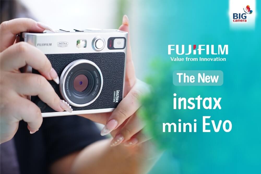 ของจริงมาแล้ว! กล้องฟิล์มสุดฮิตที่หลายคนอยากครอบครอง 'Fujifilm instax mini Evo' กับดีไซน์เฉพาะตัวที่ไม่เหมือนใคร