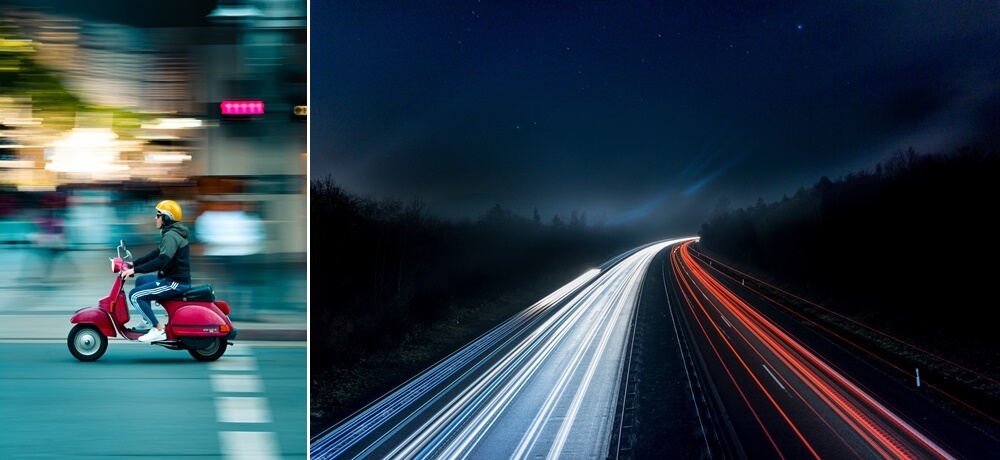 การใช้งาน Shutter speed